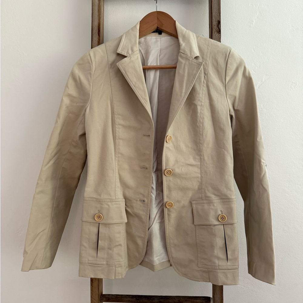 Theory Beige Blazer Jacket size S